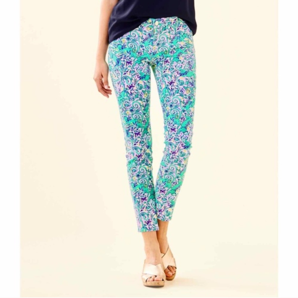 Lilly Pulitzer South Ocean Skinny Crop Jeans